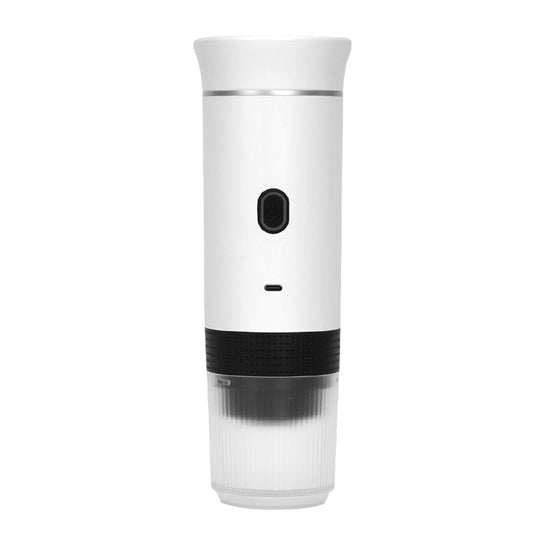 NNEDSZ White Portable Espresso Coffee Machine - Universal 3-in-1 Capsule, Coffee Powder, and Espresso Maker-0